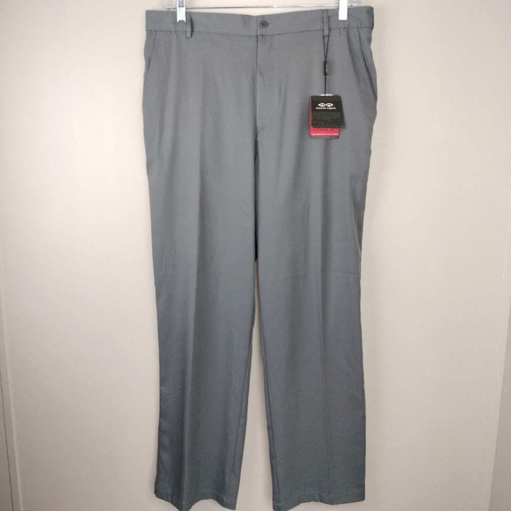 NWT Skake Eyes Performance Golf Wear Dry-18 Ultimate Golf Pant in Gray Sz. 36x32